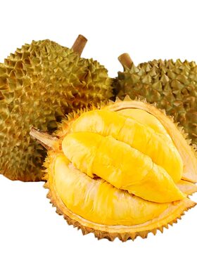 当季新鲜进口泰国金枕榴莲带壳鲜果整箱顺丰包邮水果冷冻托曼尼