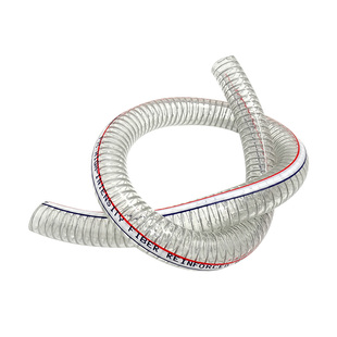 pvc钢丝软管耐高温塑料管水管耐油管子钢丝管透明真空管排水螺旋