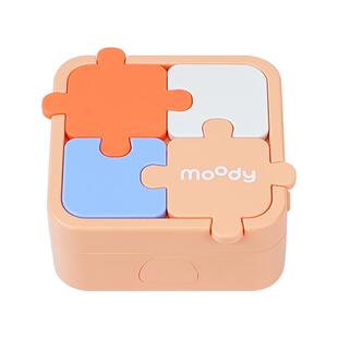 moody美瞳隐形眼镜清洗器一体式电动美瞳盒自动清洗机拼图便携