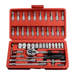 汽修套装内六角套筒扳手工具快速棘轮大中小飞多功能拆卸专用大全