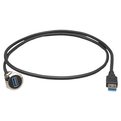 圆形USB3.0公转母连接器带线模块