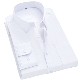 白色衬衫男士长袖春秋上班短袖白衬衣打底职业商务蓝黑内搭正装寸