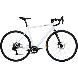 JAVA佳沃公路车沃小白7速14弯把变速轻量铝合金碟刹红山燕把瓜车