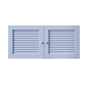 新款钢制百叶2米高55cm深衣柜顶柜小户型家用卧室金属靠墙铁皮柜