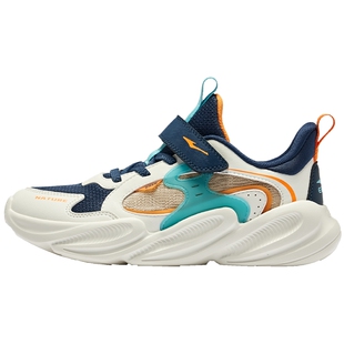 鸿星尔克男童运动鞋2026春季新款网面透气休闲跑步鞋子校园初中生