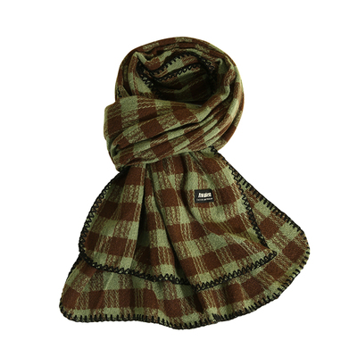 CACUSS围巾女冬季棋盘格披肩礼物