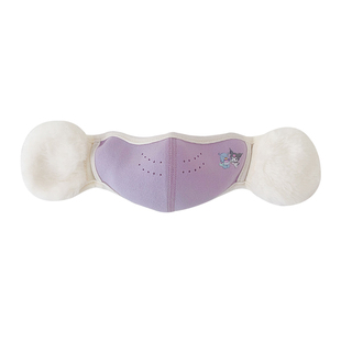 儿童口罩护耳一体秋冬季保暖宝宝防寒纯棉毛绒防寒保暖小学生新款