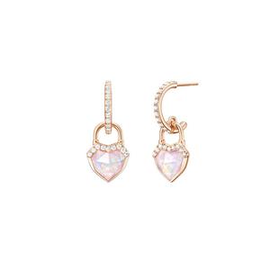 【自营】Lola Rose罗拉玫瑰心锁系列耳钉耳环女轻奢小众时尚礼物