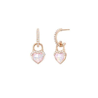 LolaRose心锁系列耳钉礼物送女友