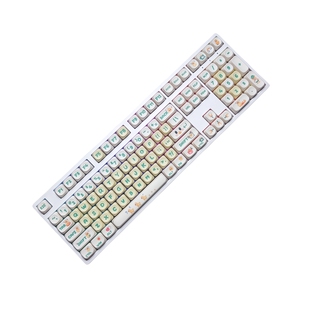 108键客制化三模无线蓝牙2.4G有线机械键盘热插拔RGB女生办公静音