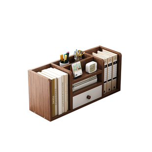 桌角小型书架办公桌台面置物柜桌上书立架多层简易书桌收纳置物架