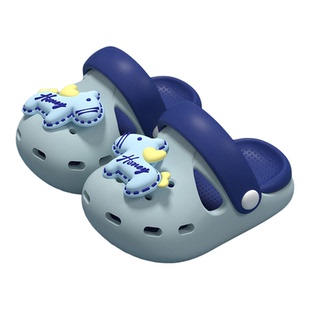 儿童洞洞鞋男童2026新款小童防臭防滑舒适室内凉鞋男宝宝拖鞋外穿