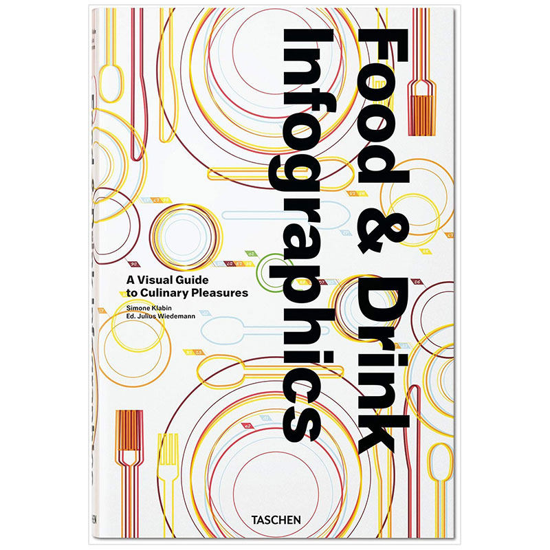 【预售】[TASCHEN]Food&DrinkInfographics食物饮料信息图：烹饪乐趣的视觉指南