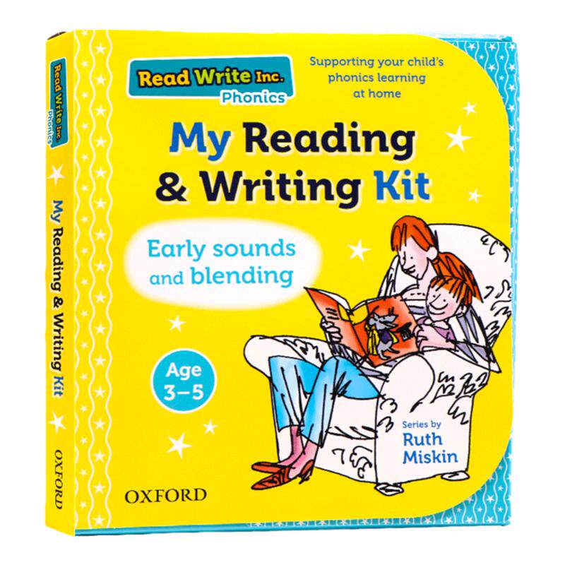 现货牛津自然拼读教材幼儿园3-5岁 英文原版 Read Write Inc.: My Reading and Writing Kit 儿童英语早教启蒙 亲子家庭教育礼盒装