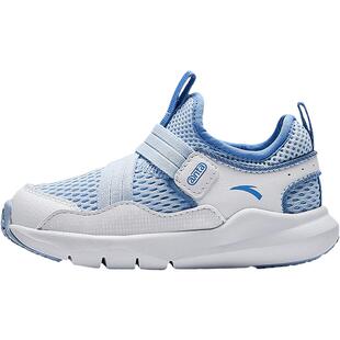 安踏儿童一脚蹬男女婴童跑鞋2026春夏运动学步鞋新款透气网面凉鞋