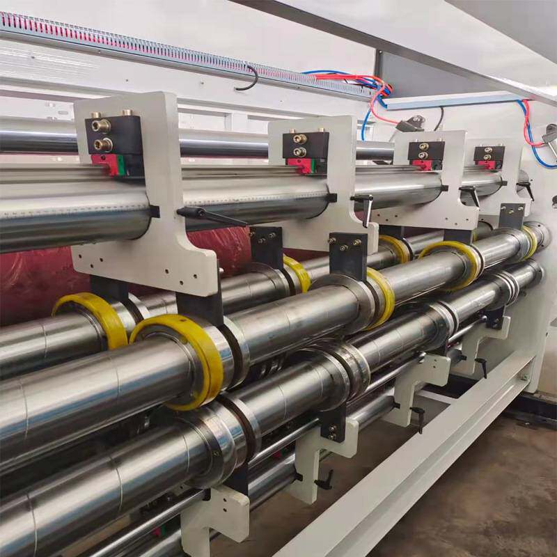 三色四联模切前缘送纸全自动开槽水墨印刷纸箱包装成型机器械设备