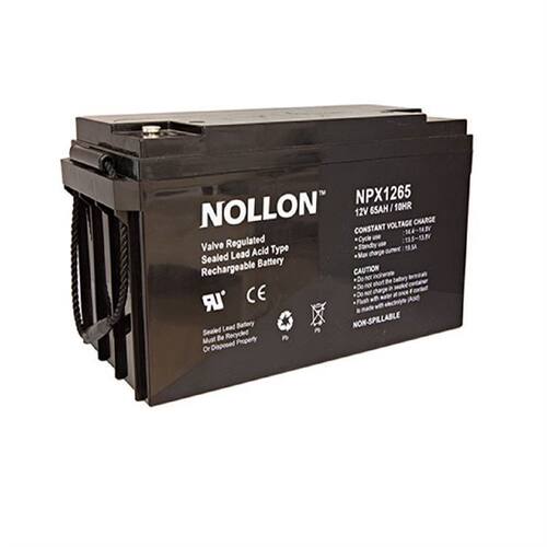 NOLLON蓄电池NPX1265G12V65AH机房UPS电源配套消防照明EPS直流