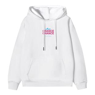 CHANCECHANCE KimChan休闲港风上衣外套cec宽松百搭连帽卫衣男装