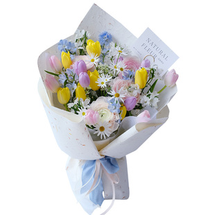 鲜花郁金香玫瑰花束花篮生日彩色上海鲜花店同城速递送花思南香山