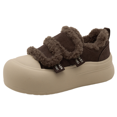 魔术贴大头鞋子女2025年新款爆款