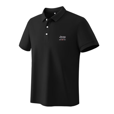 JEEPSPIRIT吉普polo衫男夏季宽