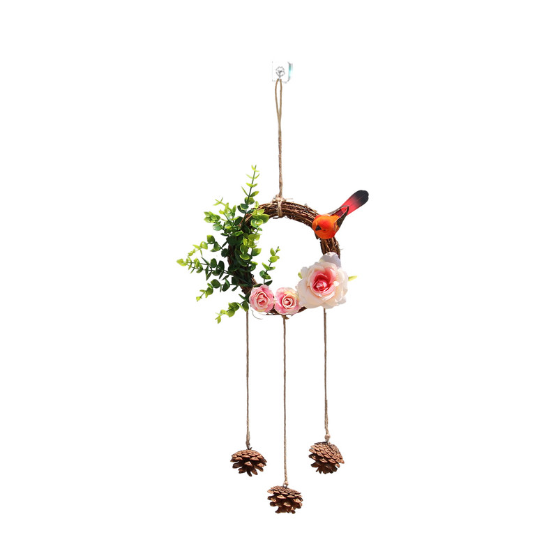 花环挂件装饰品仿真玫瑰
