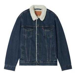 Levi's李维斯26年秋冬新款男士美式复古休闲仿羊羔绒牛仔夹克外套