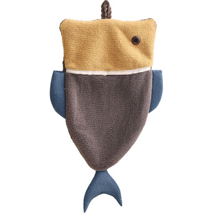 网红擦手巾挂式可爱洗手巾儿童擦手毛巾卫生间擦手帕厨房抹手布