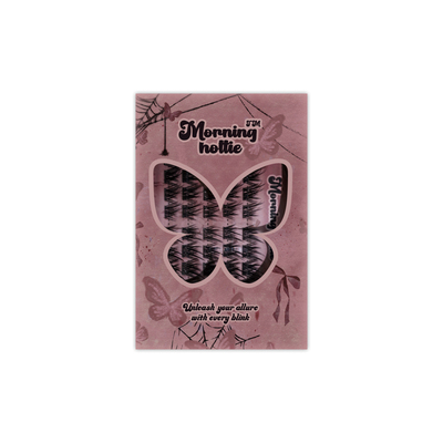 早安辣妹原创蝶系拉长眼尾假睫毛