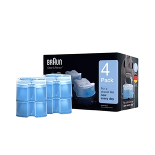 Braun博朗剃须刀进口清洗液CCR4清洁液4盒装官方正品清洗剂原装