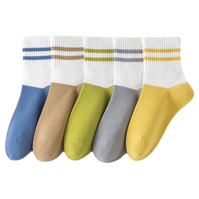 100%棉a类儿童袜子春秋季无骨袜