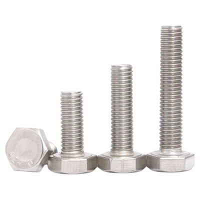 M5M6M8M10 304不锈钢外六角螺丝外六角螺栓*16-20-25-30-40-200mm
