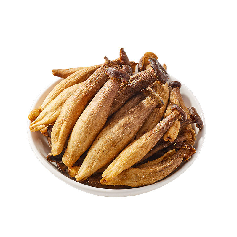 比比赞_鹿茸菇脆椒盐风味_嘎嘣脆