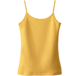 棉质女士背心细带吊带衫大码2026夏季新款遮肉小吊带白色掉吊内搭