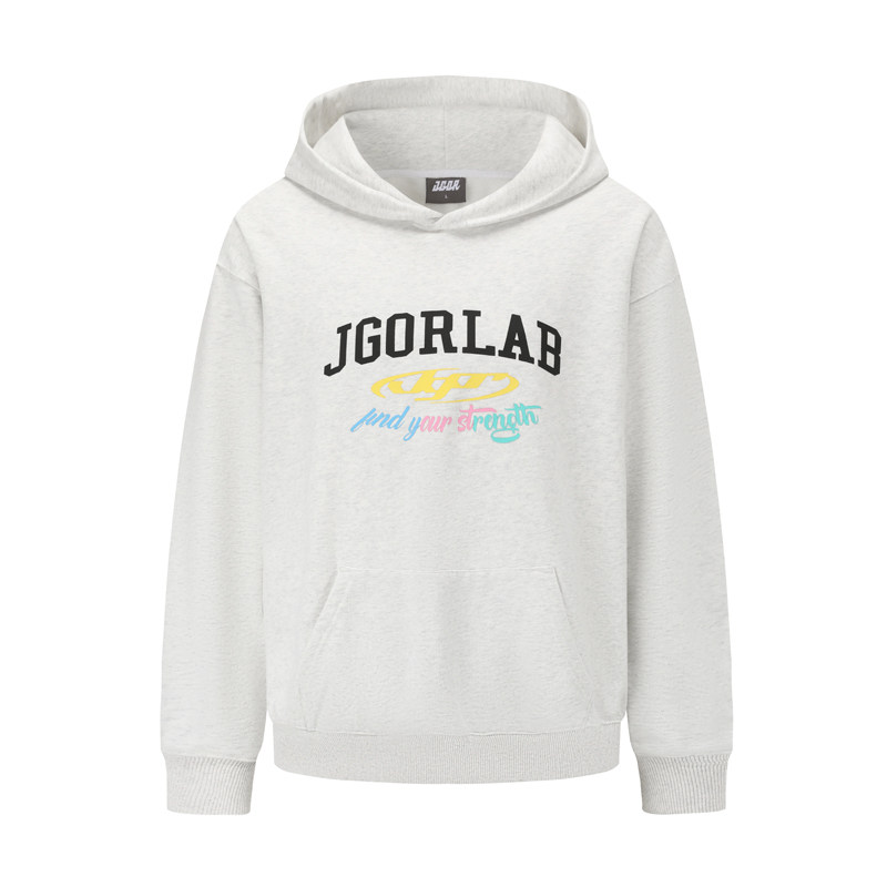 JGOR美式刺绣连帽卫衣