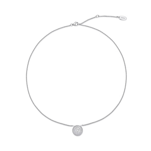 CINNLER“梦境浮菊”轻奢小众高级感项链气质925银锁骨链新年礼物