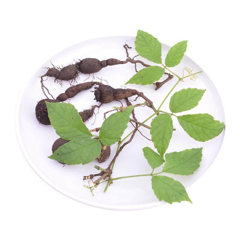 山区采挖野生三叶青干金线吊葫芦