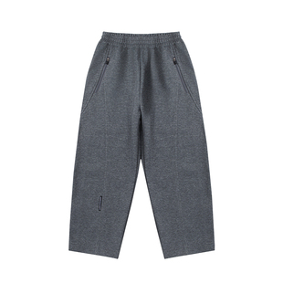 男童弯刀裤春秋款2026新款儿童裤子加绒冬季大童休闲运动裤男孩潮