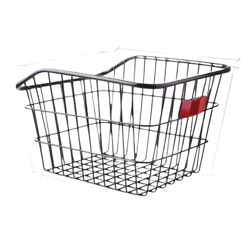 自行车车筐山地车后车筐置物架后座架置物筐单车后货架车篮子装备