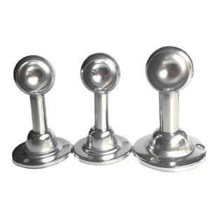 304/201不锈钢晾衣架配件晾衣杆吊通吊顶支架圆头单头/双通座吊环