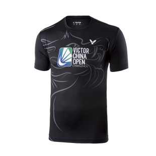 特价清仓包邮VICTOR胜利羽毛球服威克多运动速干T恤波力文化杉