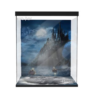 LYB适用乐高哈利波特系列 75948霍格沃茨钟楼 防尘罩亚克力展示盒