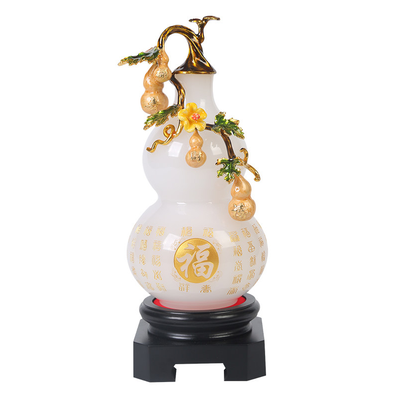 琉璃玉葫芦家居风水镇宅装饰品