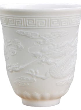 羊脂玉白瓷茶杯主人杯单只茶盏