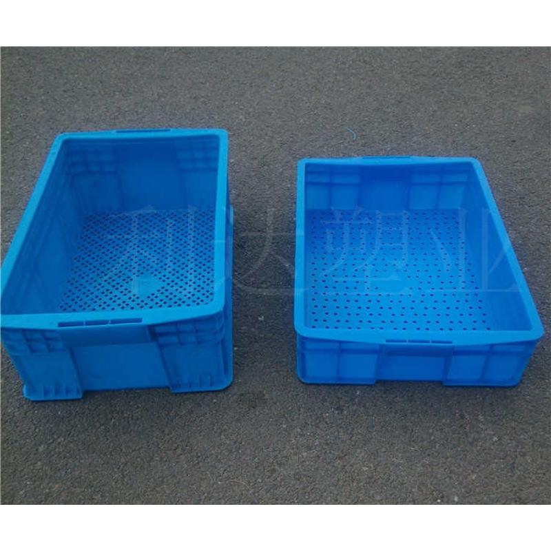 包邮网眼塑料箱周转箱漏水箱清洗筐过滤塑料筐食品筐收纳箱周转箱