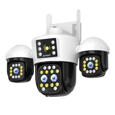 360度无线摄像头手机远程室外夜视家用4G太阳能监控器摄影无死角