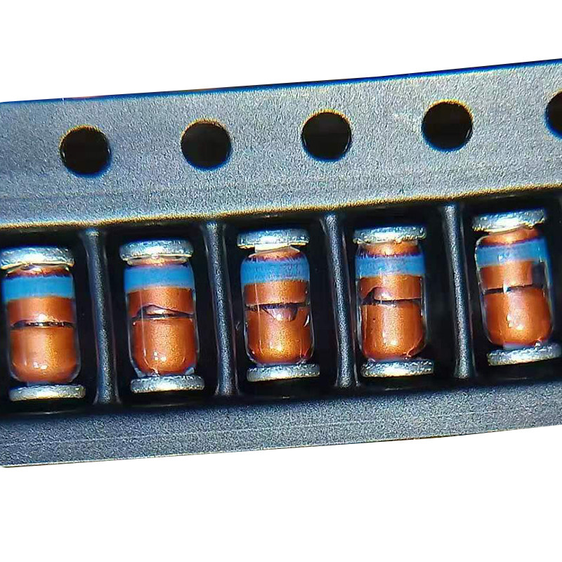 色环稳压二极管包1W维修贴片LL41圆柱3V3-33V玻璃ZM4728A-ZM4752A