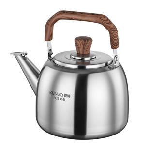 铿锵316L不锈钢烧水壶加厚鸣笛燃气家用大容量水壶明火电磁炉水壶