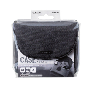星日社ELECOM单肩相机包防水CCD小卡片机黑卡GR3富士Xhalf收纳包