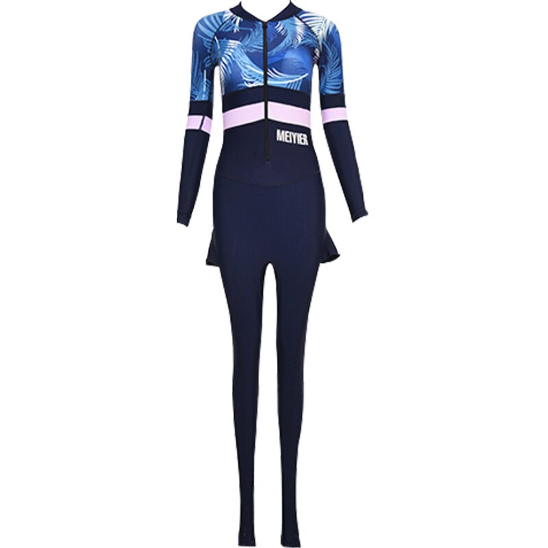 长袖防晒魅依尔女泳衣泳装